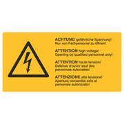 Gefährliche Spannung! Nur von Fachpersonal zu öffnen!