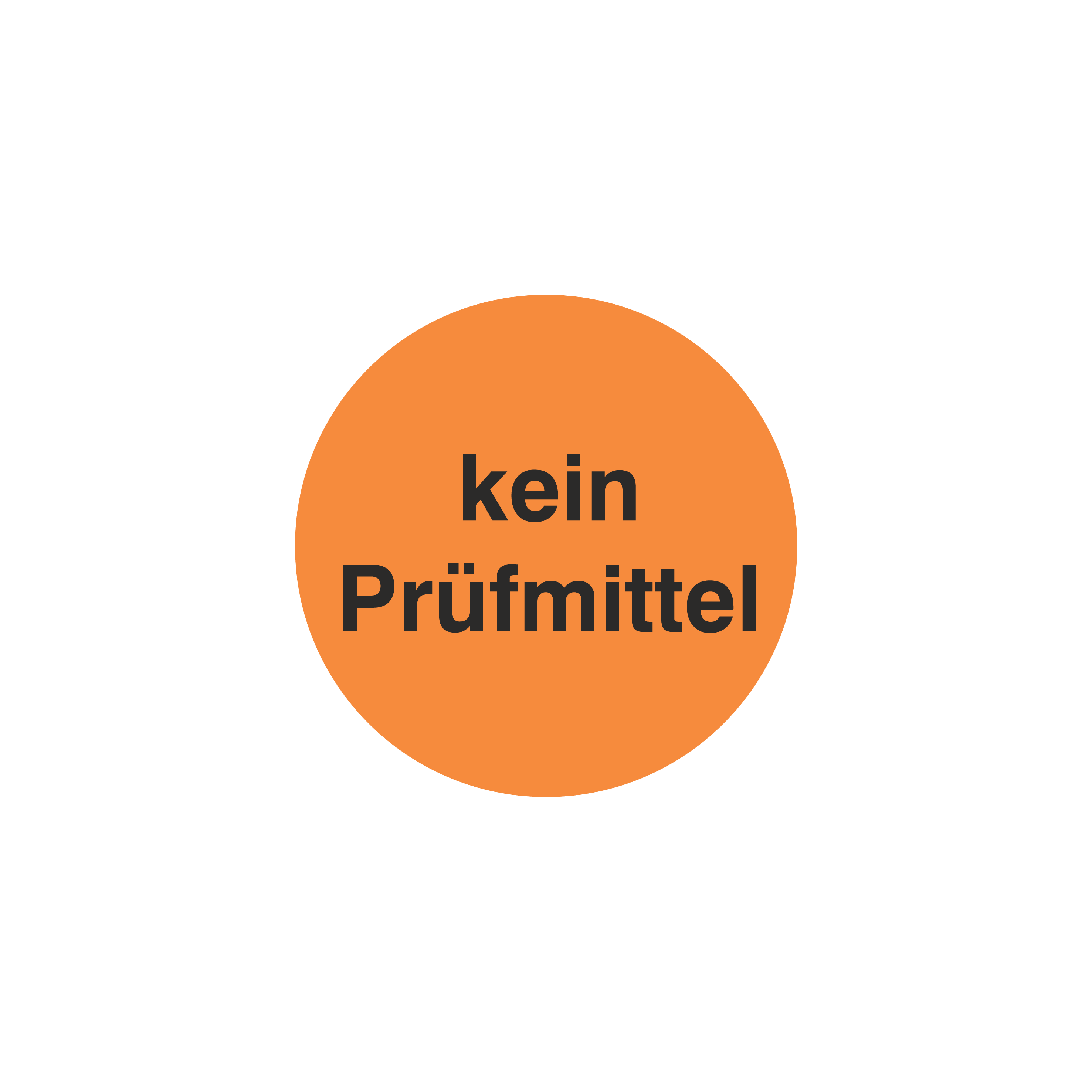 Prüfmittelkennzeichnung / Kein Prüfmittel