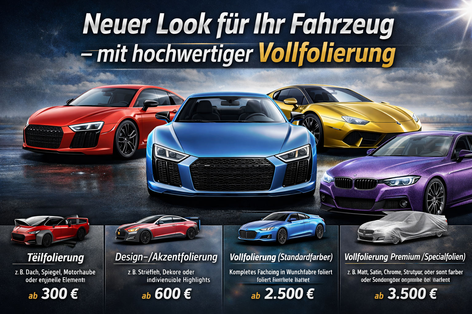 Fahrzeug folierung