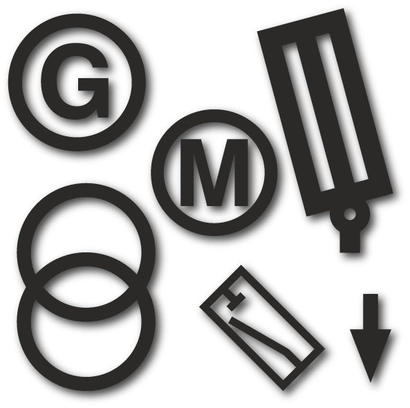 Symbole für Blindschaltbilder