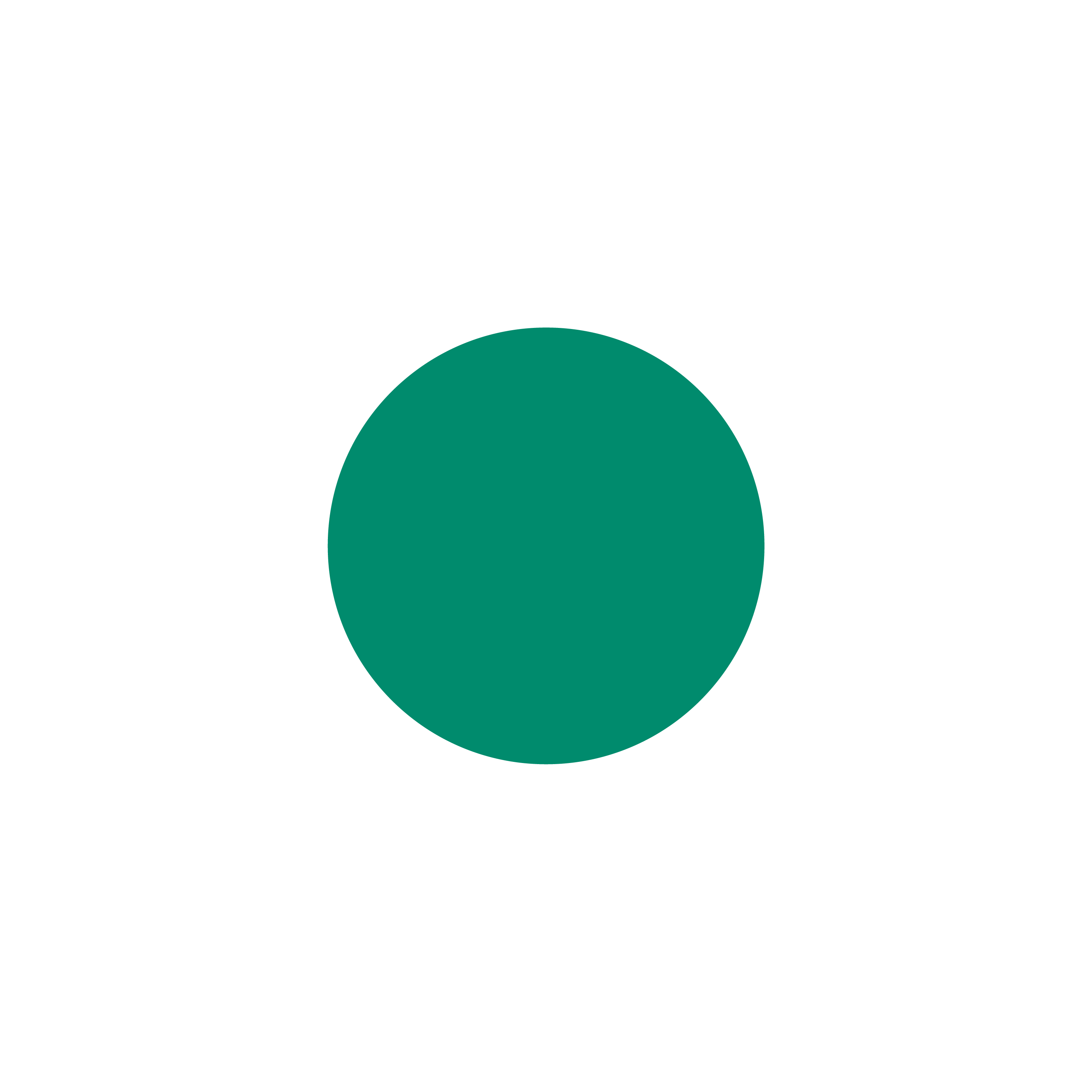 Markierungspunkt grün / Vinyl