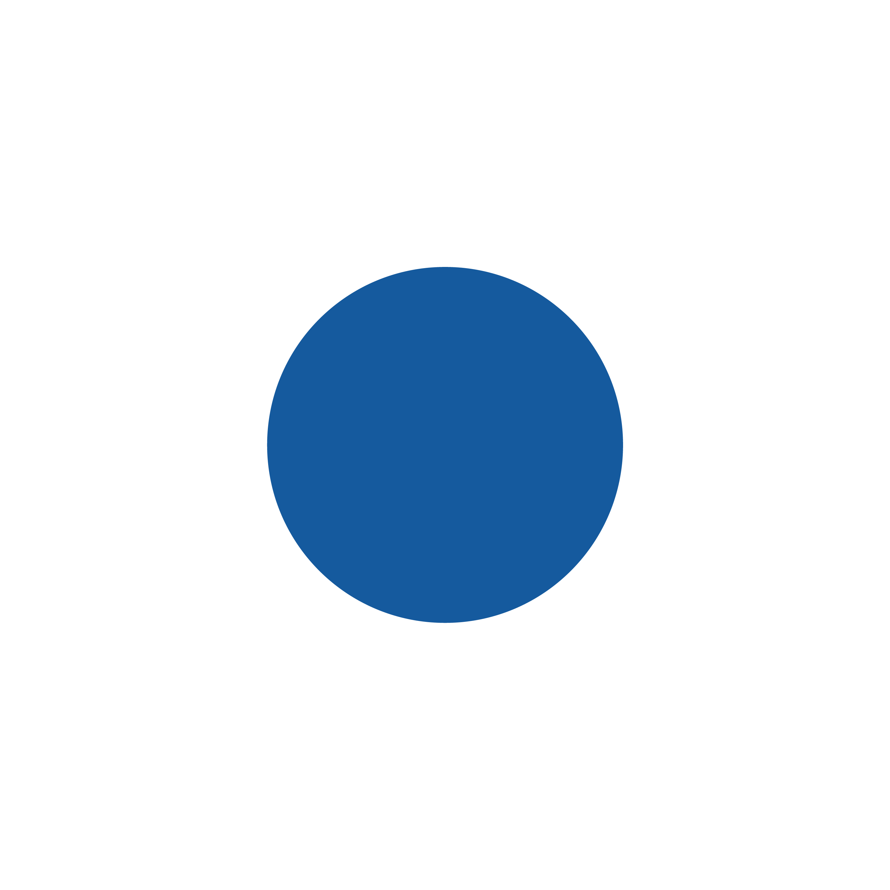 Markierungspunkt blau / Vinyl
