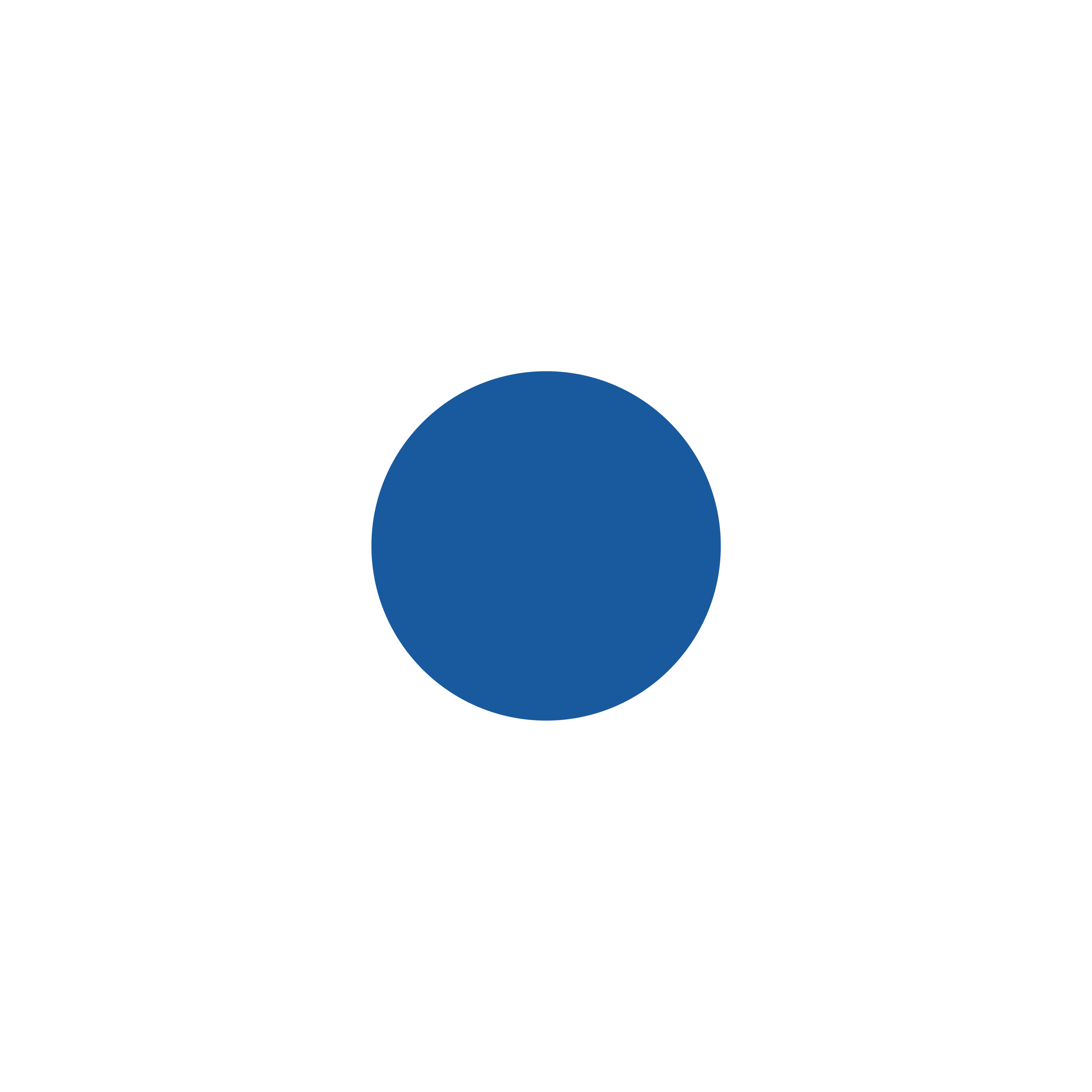 Markierungspunkt blau / Vinyl