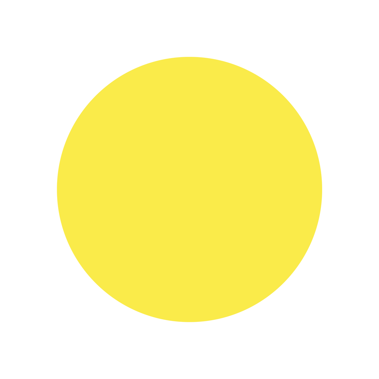 Markierungspunkt gelb / Papier