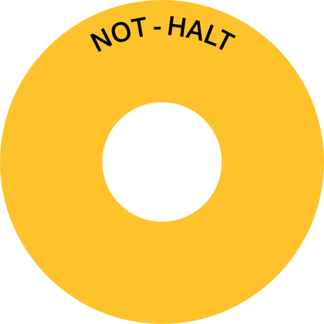 Not-Halt-Kontrastunterlage DE