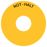 Not-Halt-Kontrastunterlage DE