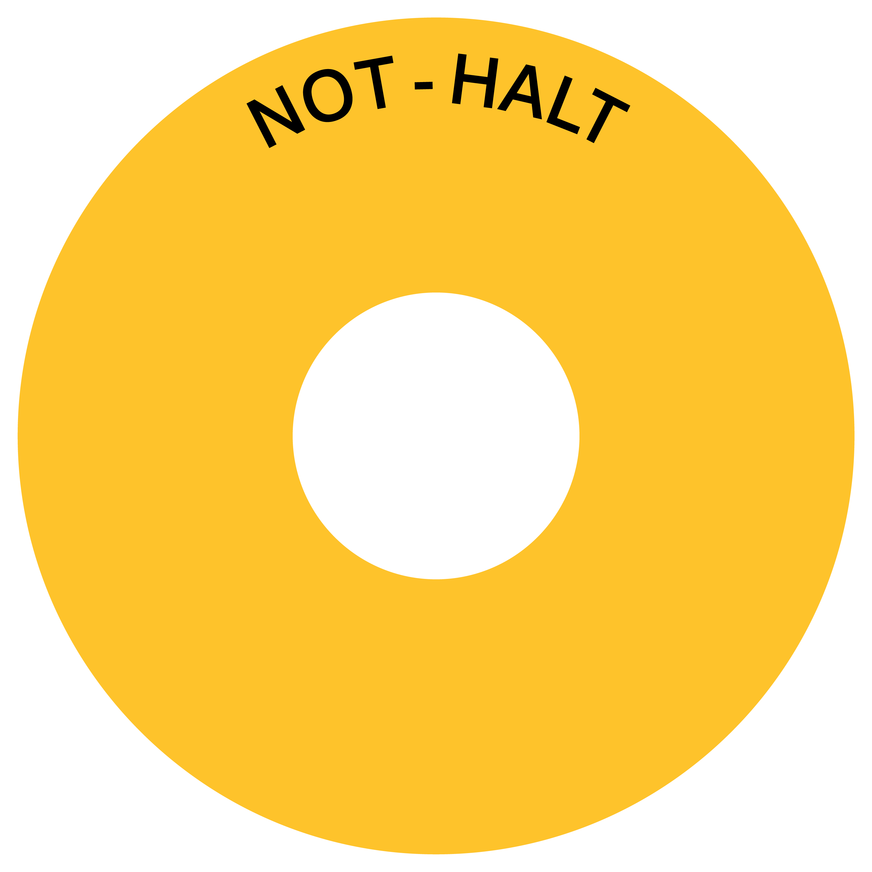 Not-Halt-Kontrastunterlage DE