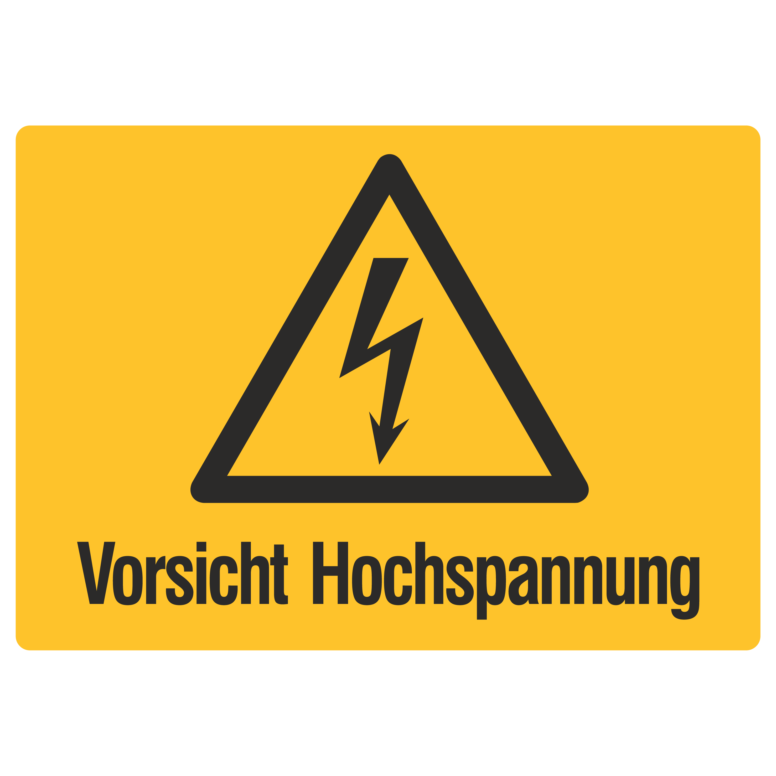 Vorsicht Hochspannung
