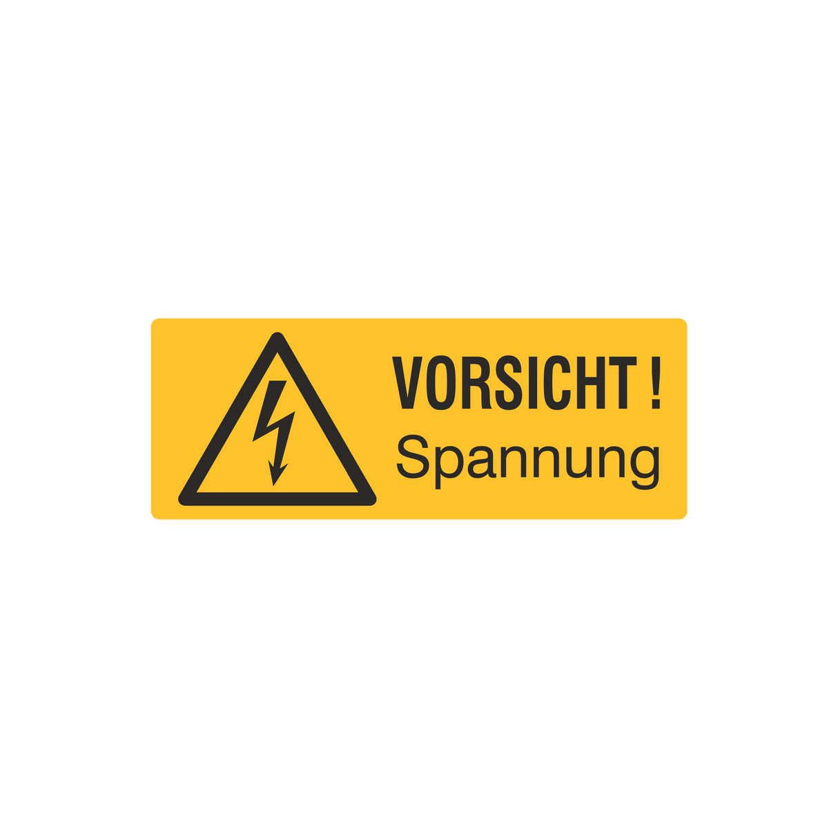 Vorsicht! Spannung