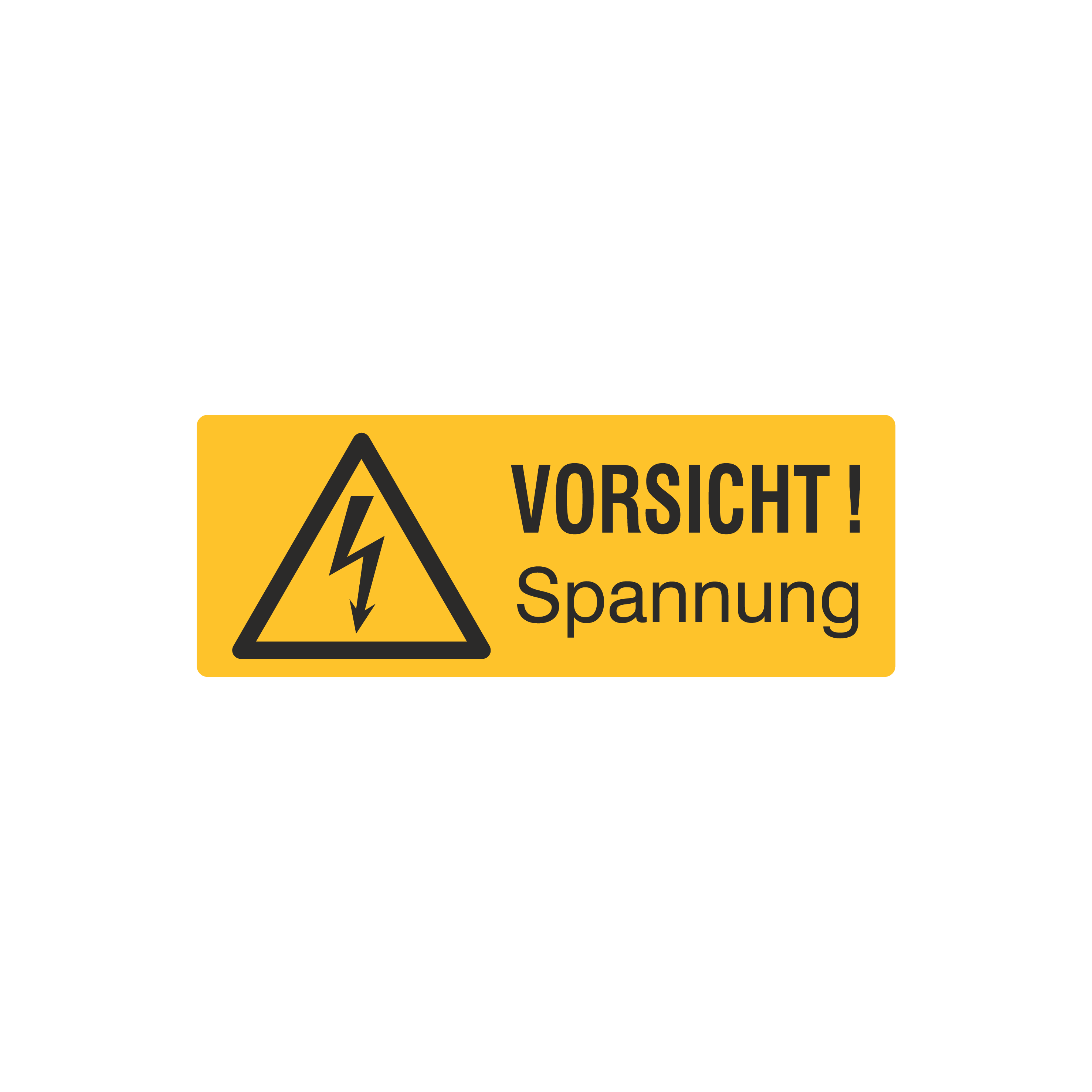 Vorsicht! Spannung
