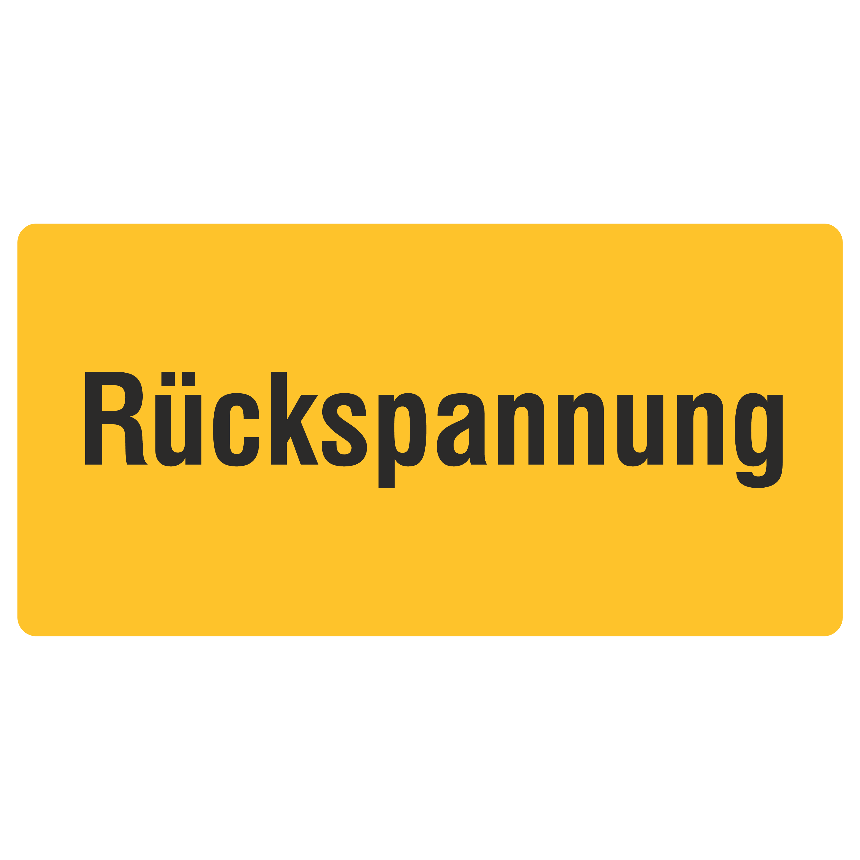 Rückspannung