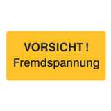 Vorsicht! Fremdspannung