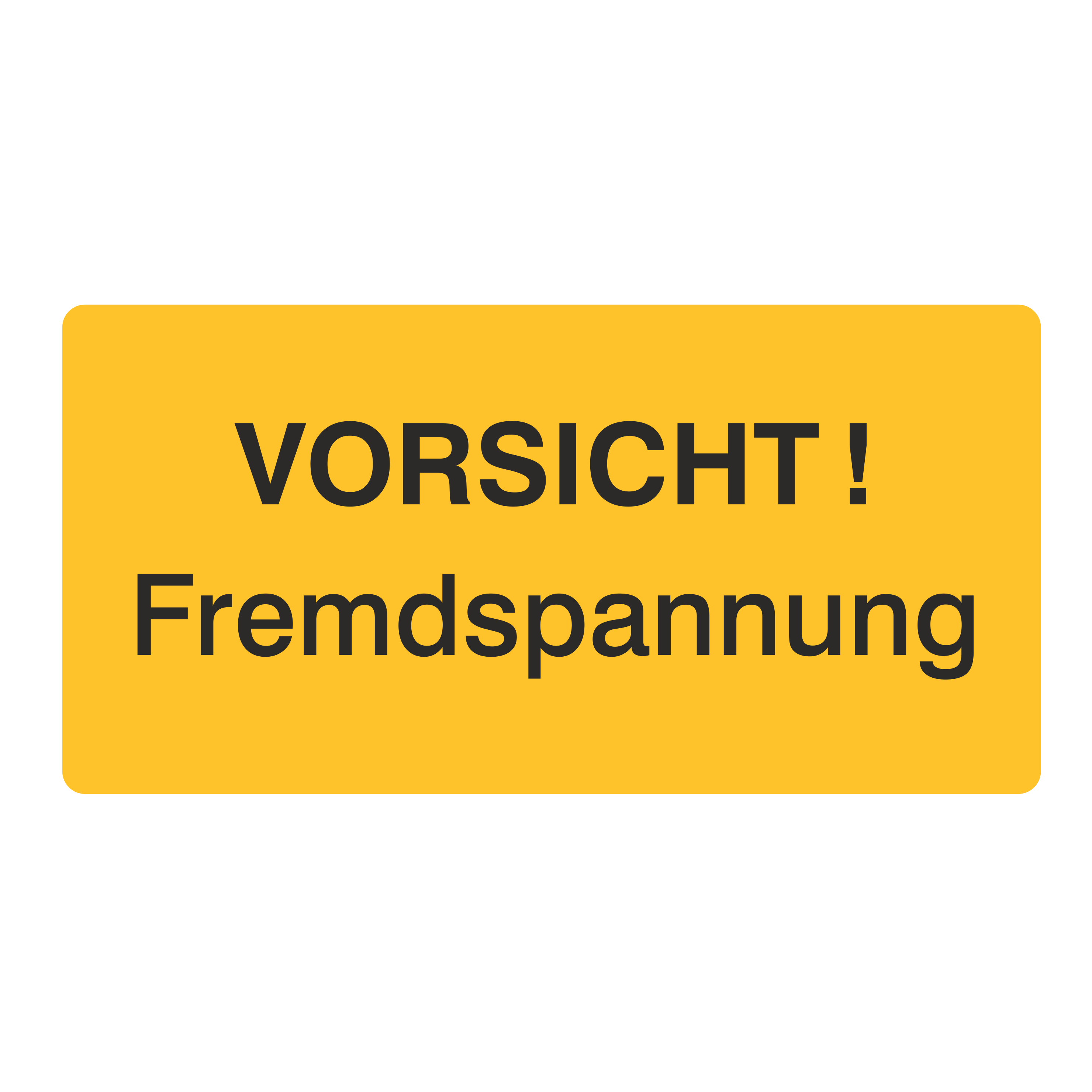 Vorsicht! Fremdspannung