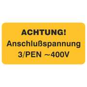 Anschlussspannung 3/PEN ~ 400V