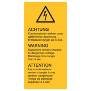 Kondensatoren stehen unter gefährlicher Spannung...