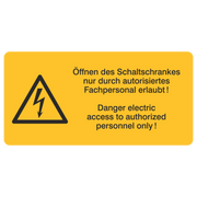 Öffnen des Schaltschrankes...