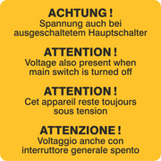 Spannung auch bei ausgeschaltetem Hauptschalter