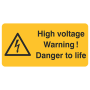 Hochspannung Vorsicht! Lebensgefahr