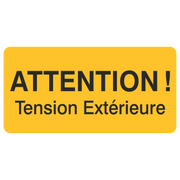 Achtung! Fremdspannung