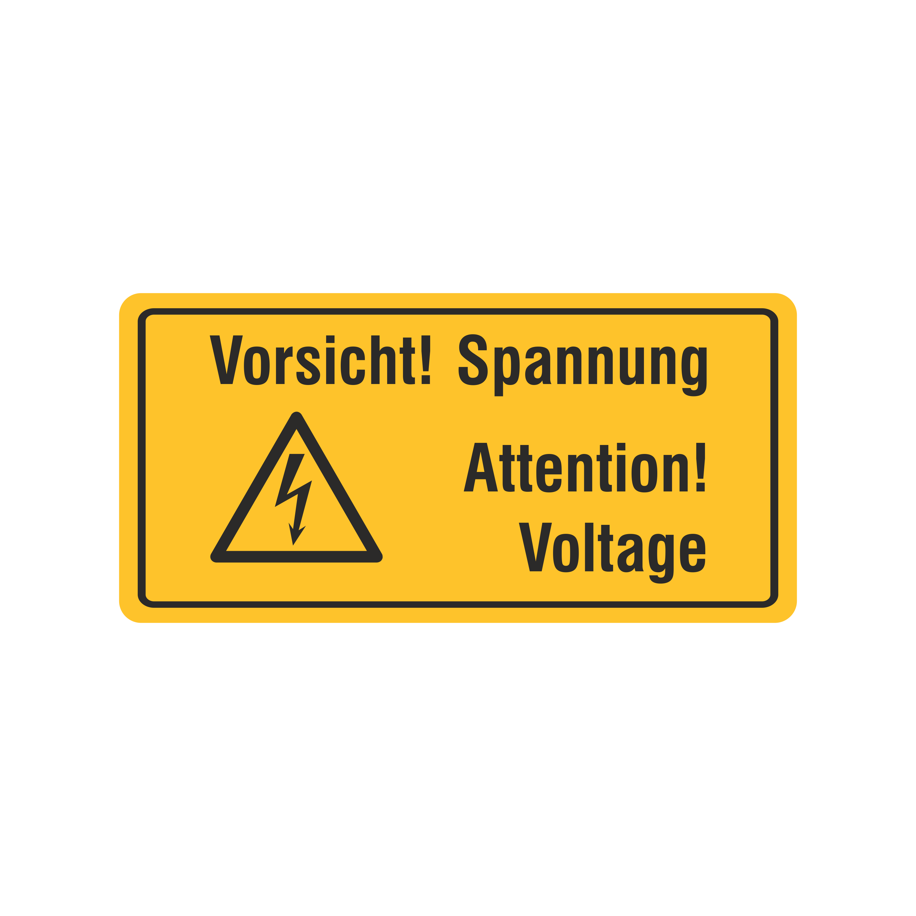 Vorsicht! Spannung