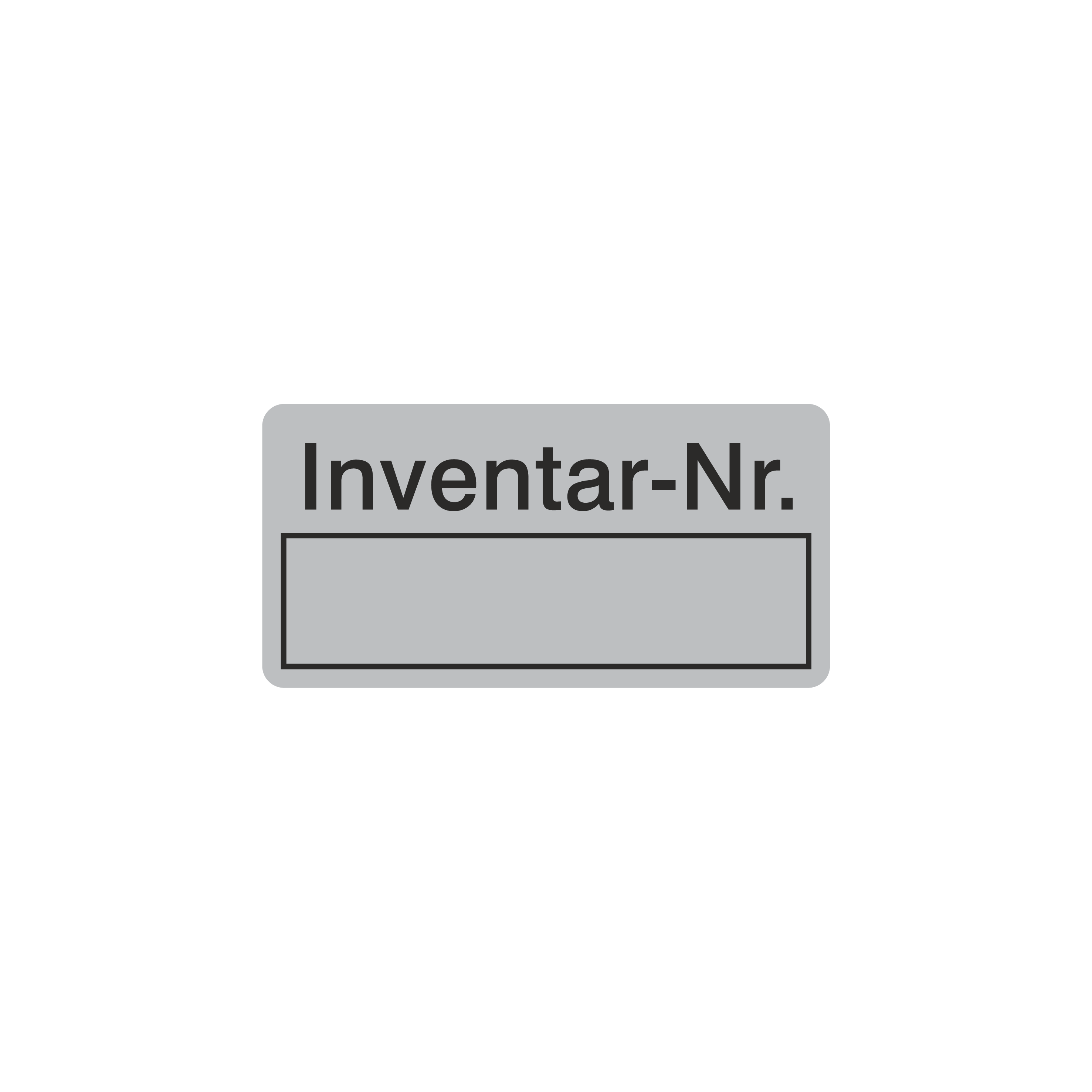 Inventaretikett / Inventarnummer