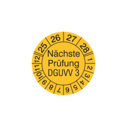 Prüfetiketten / Nächste Prüfung DGUVV 3 / für 4 Jahre