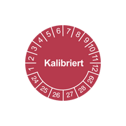 Prüfetiketten / Kalibriert