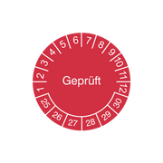 Prüfetiketten / Geprüft
