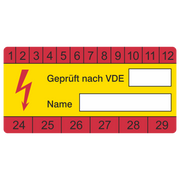 Prüfetiketten / Geprüft nach VDE