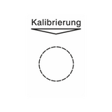 Grundplakette für Prüfetiketten / Kalibrierung