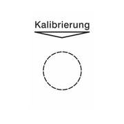 Grundplakette für Prüfetiketten / Kalibrierung