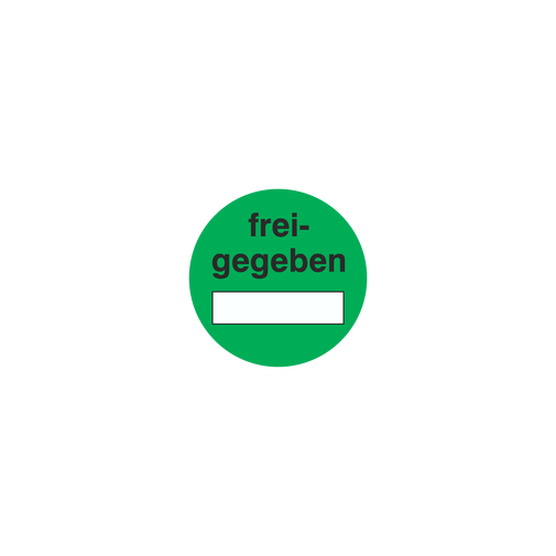Prüfmittelkennzeichnung / freigegeben