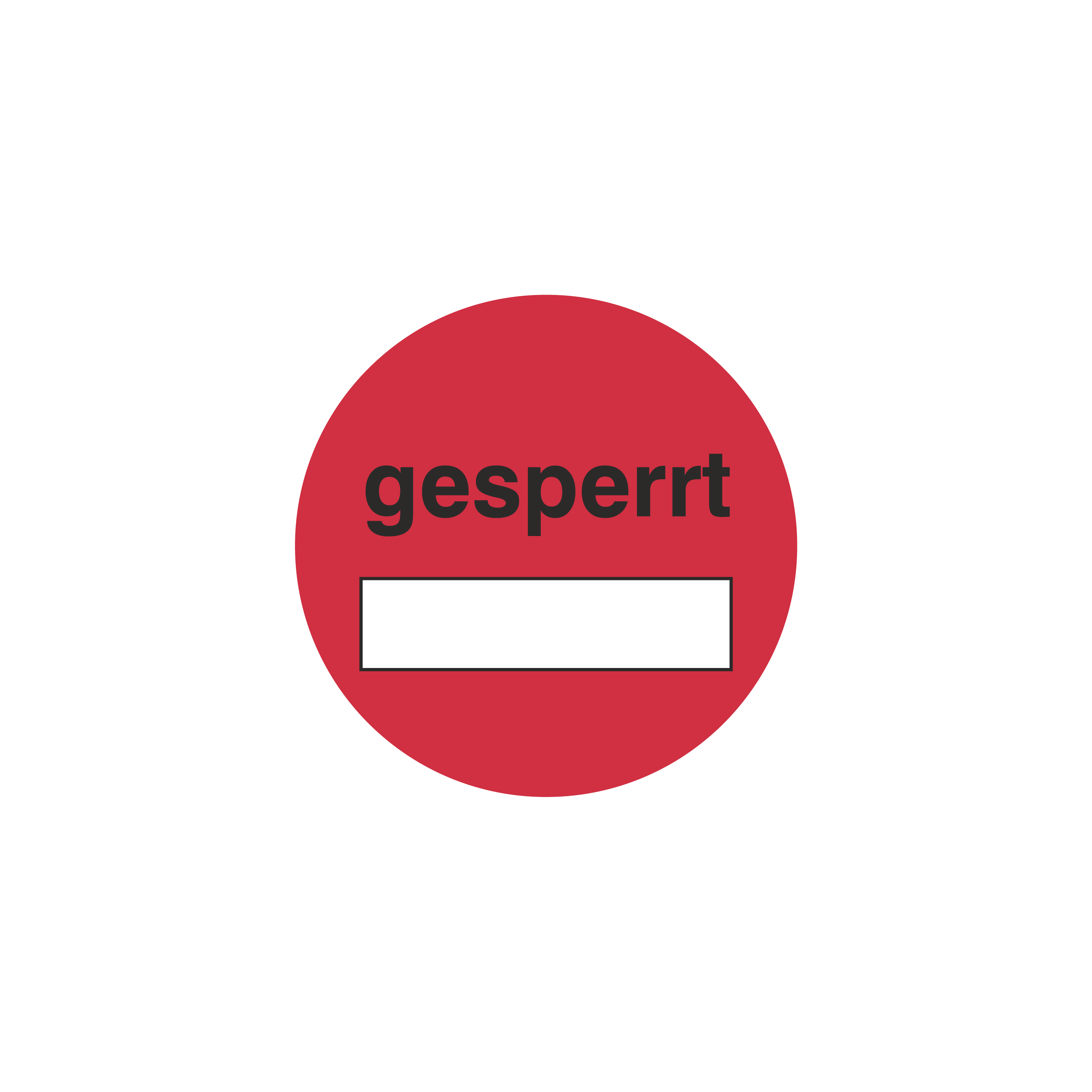 Prüfmittelkennzeichnung / gesperrt