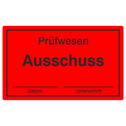 QM-Etikett / Prüfwesen Ausschuss