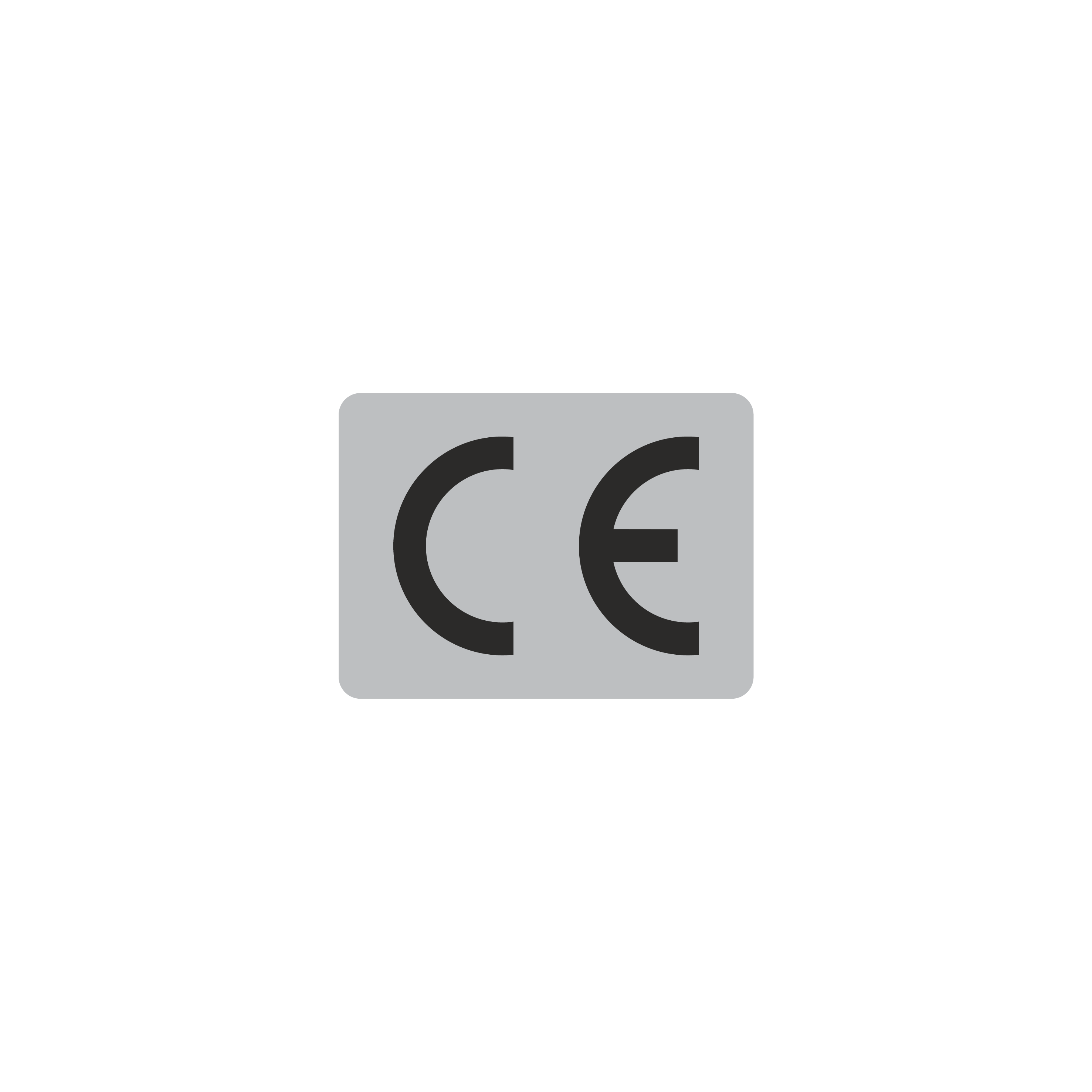 CE-Kennzeichen rechteckig