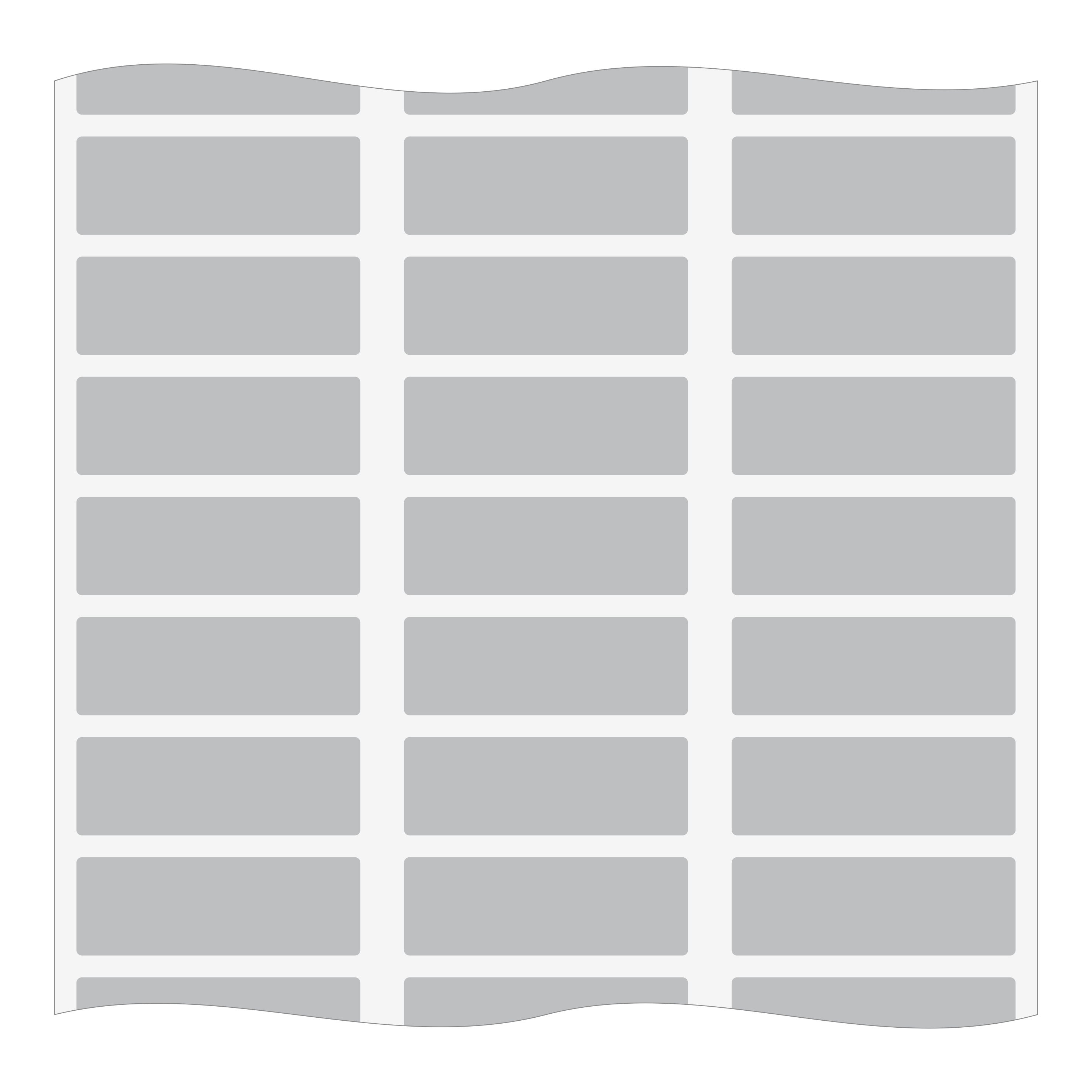 Etiketten aus Polyesterfolie auf Rolle