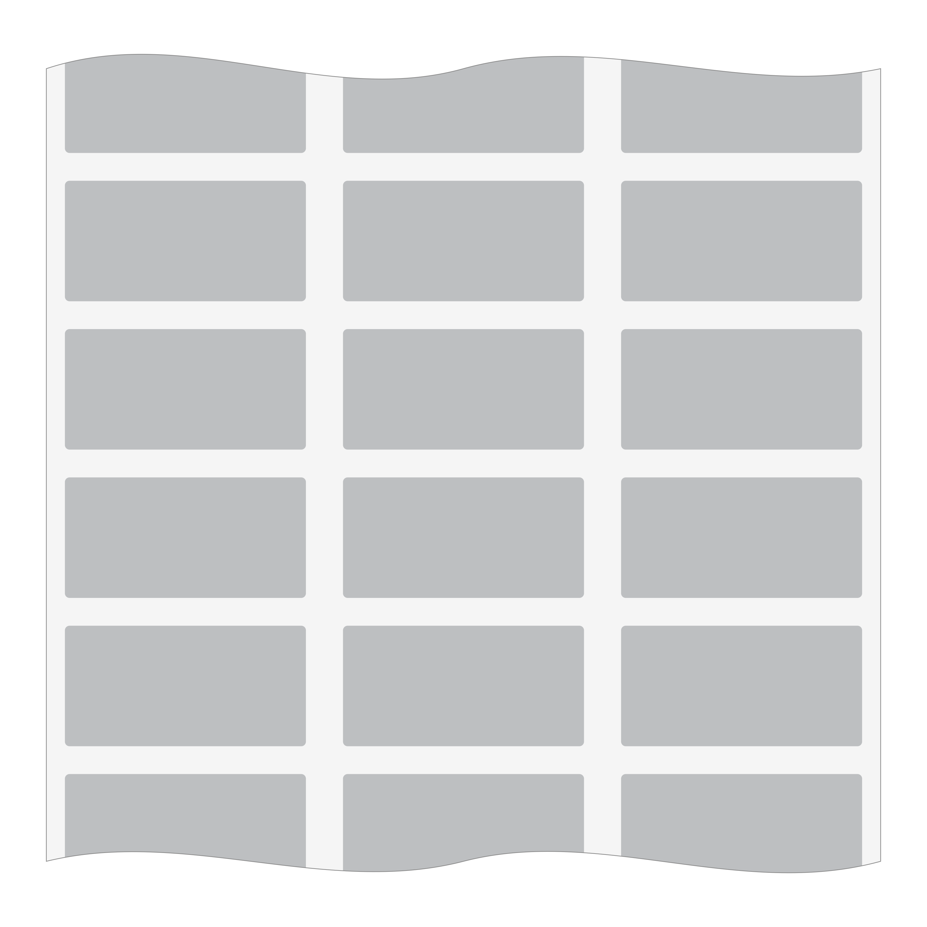 Etiketten aus Polyesterfolie auf Rolle