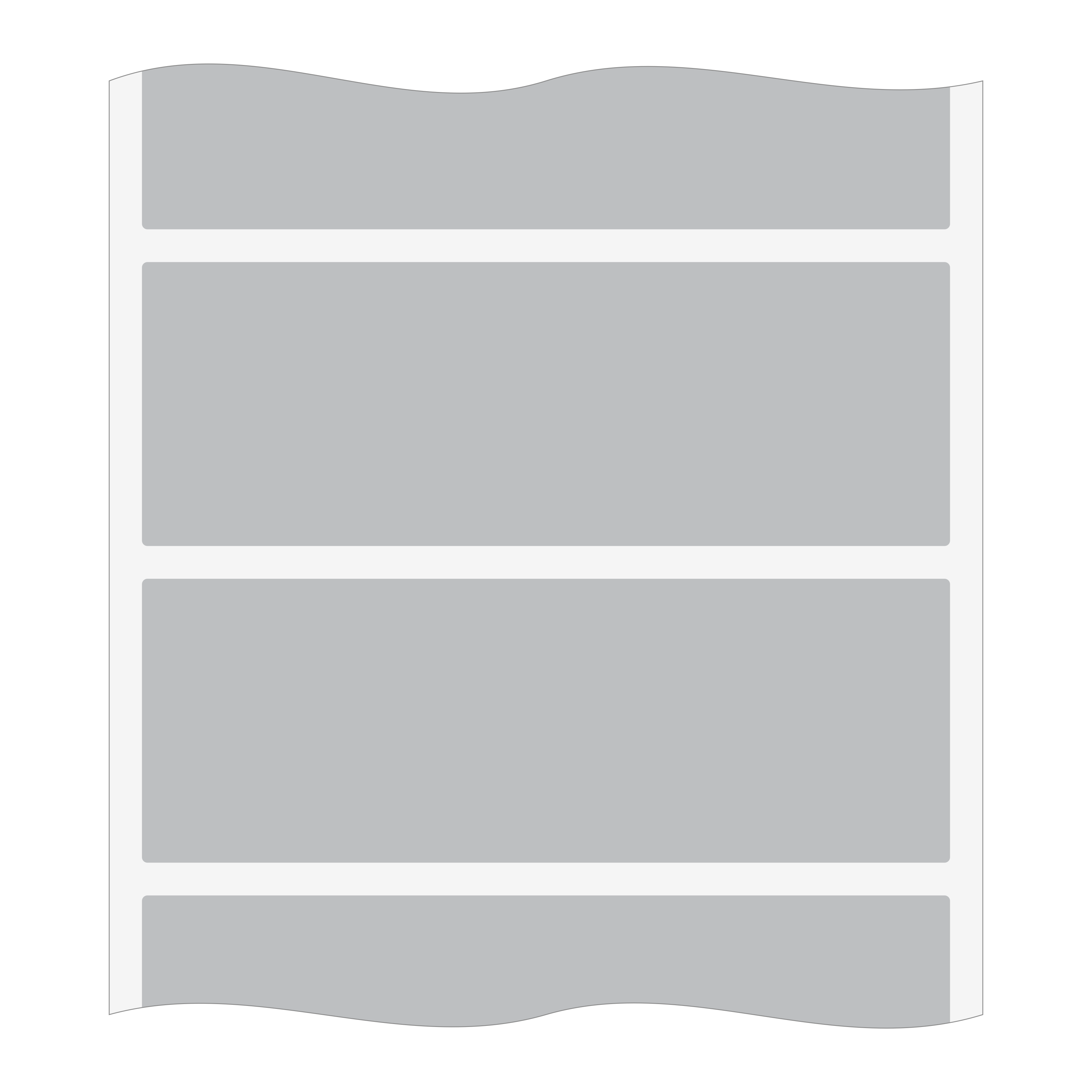 Etiketten aus Polyesterfolie auf Rolle