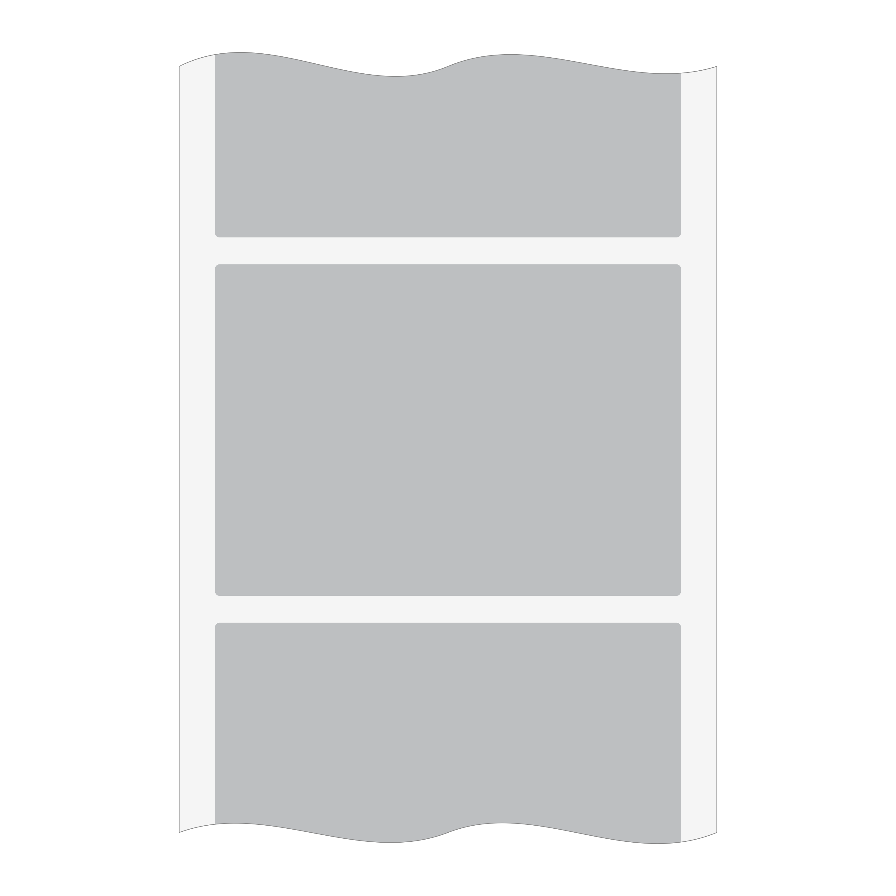 Etiketten aus Polyesterfolie auf Rolle