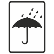 Verpackungskennzeichnung aus Vinyl Folie / weiß