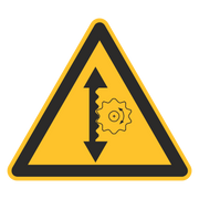 Warnzeichen / Warnung vor Höhenverstellung