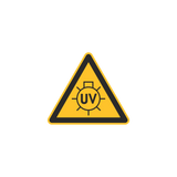 Warnzeichen / Warnung vor  UV-Strahlung