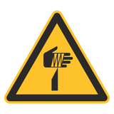 Warnzeichen / Warnung vor spitzem Gegenstand
