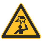 Warnzeichen / Warnung vor Hindernissen im Kopfbereich