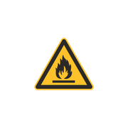Warnzeichen / Warnung vor feuergefährlichen Stoffen