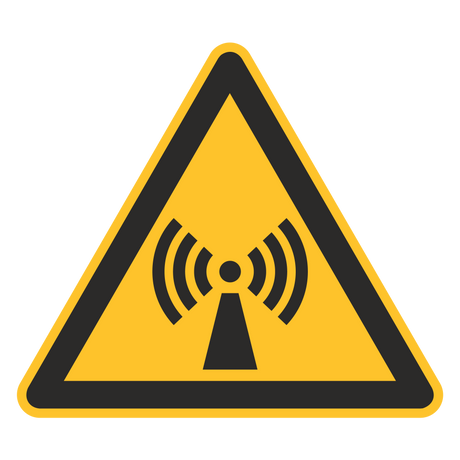 Warnzeichen / Warnung vor nichtionisierender Strahlung