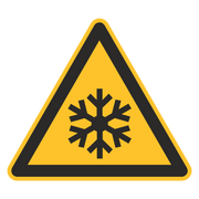 Warnzeichen / Warnung vor niedriger Temperatur/Frost