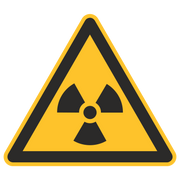 Warnzeichen / Warnung vor radioaktiven Stoffen oder ionisierender Strahlung