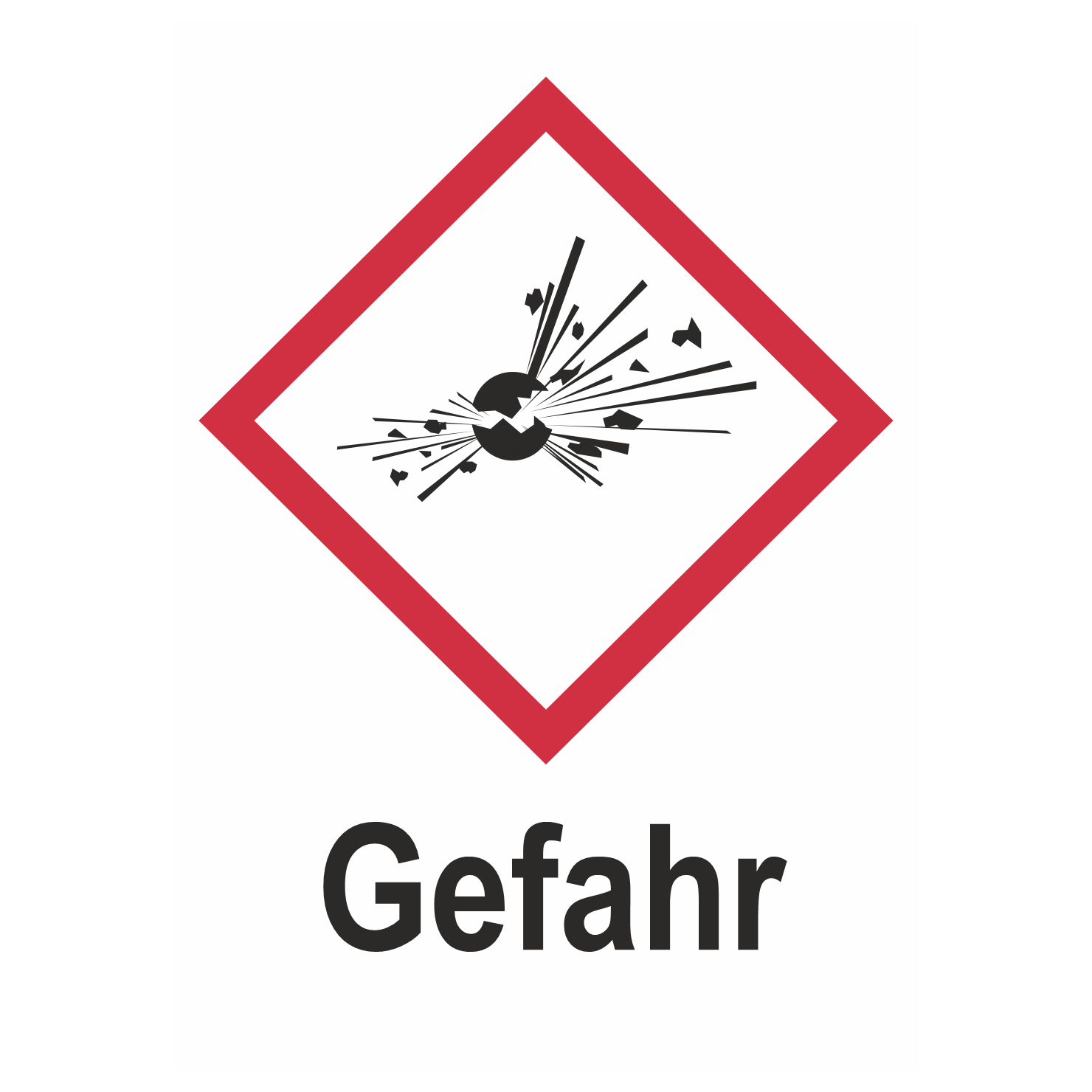 GHS 01 / Explosive Stoffe