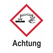 GHS 05 / Hautätzend; schwere Augenschädigung; auf Metalle korrosiv wirkend
